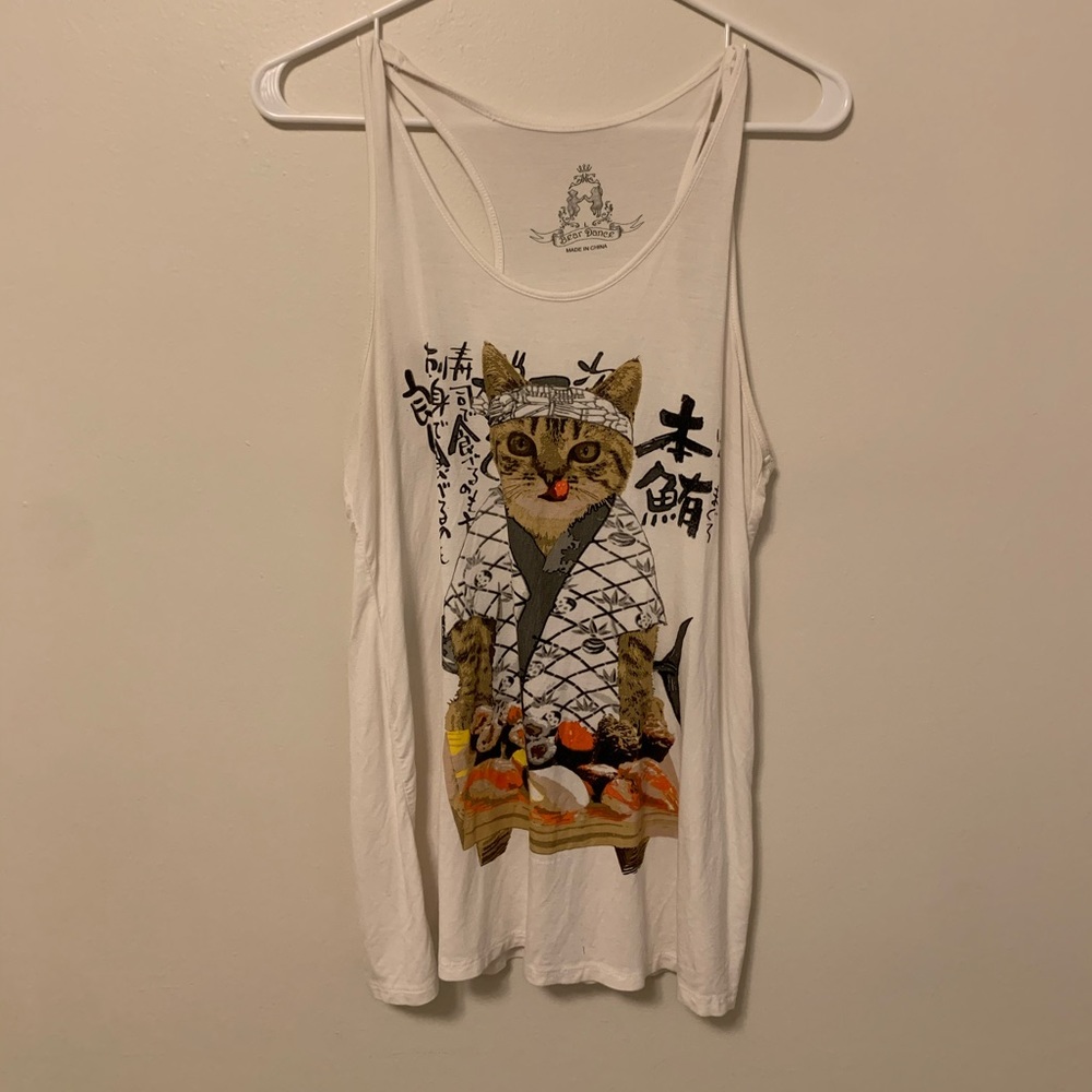 Novelty Cat Tank Top